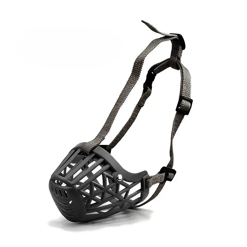Breathable Soft Comfy Dogs Mouth Muzzle Mask Stop Biting Barking Chewing for Training and Safety for Small Medium Dogs