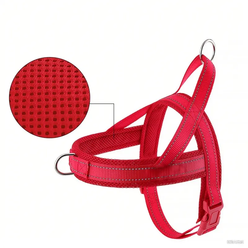 Soft Nylon Adjustable Dog Harnesses Pet Training Harnesses No Pull Dog Harness Vests for Small Medium Dog Bulldog Pet supplies