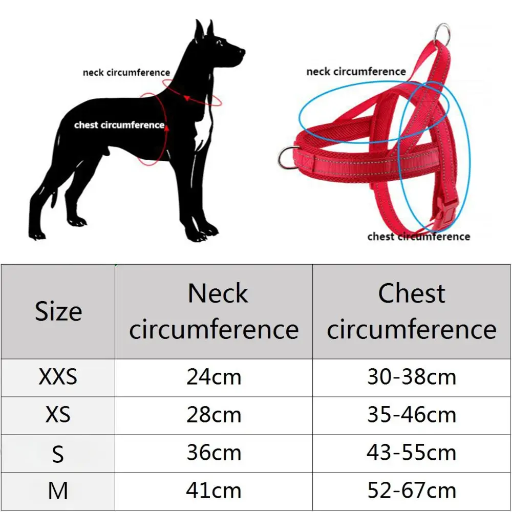 Soft Nylon Adjustable Dog Harnesses Pet Training Harnesses No Pull Dog Harness Vests for Small Medium Dog Bulldog Pet supplies