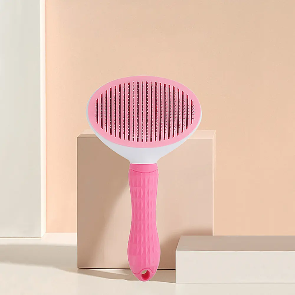 Self Cleaning Pet Hair Remover Brush Pet Dog Brush Cat Comb For Dogs Cats Grooming Tools Pets Dematting Comb Dogs Accessories