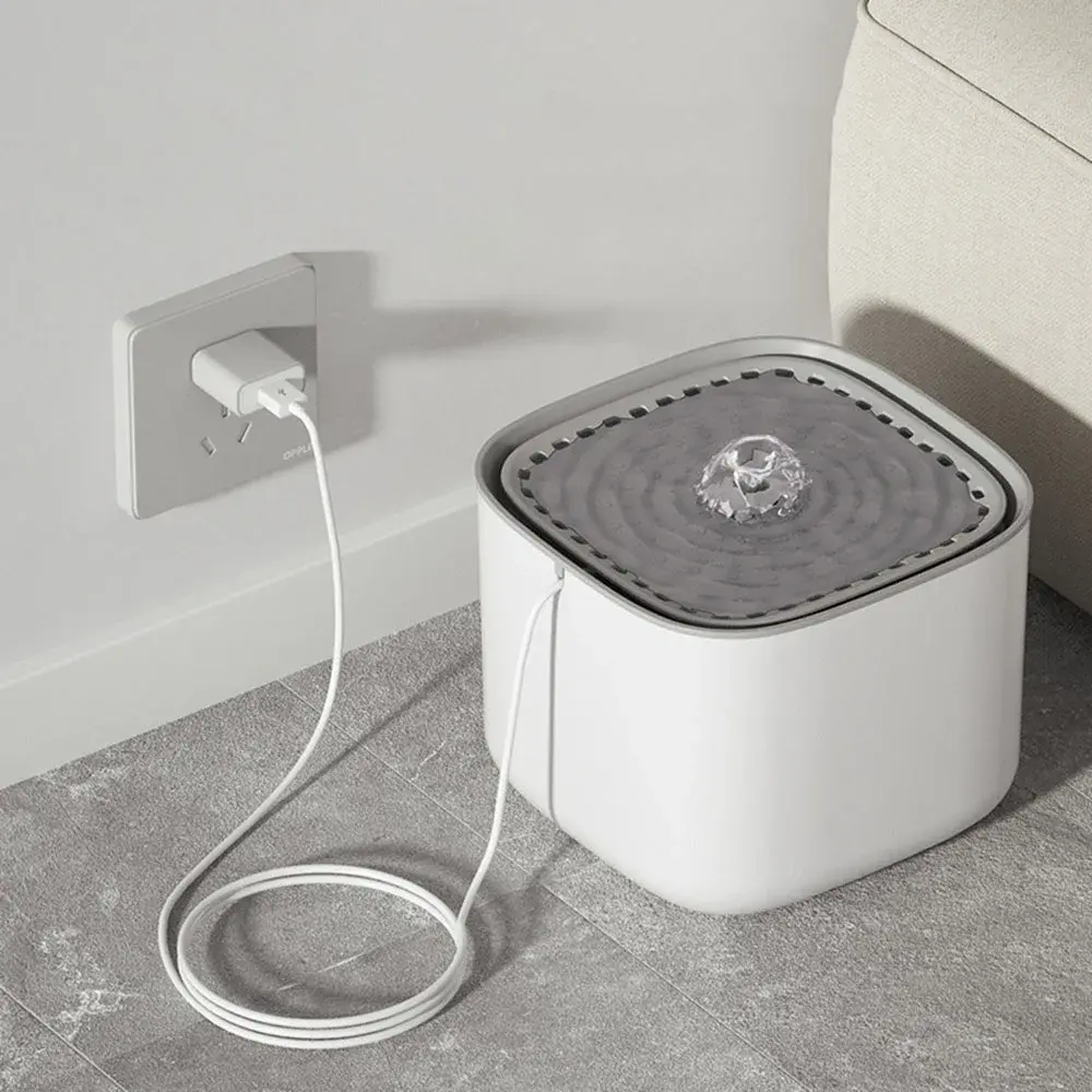 Automatic Pet Water Feeder 3L Large Capacity Circulating Filtering Cat Water Fountain USB Electric Pet Water Dispenser for Cat