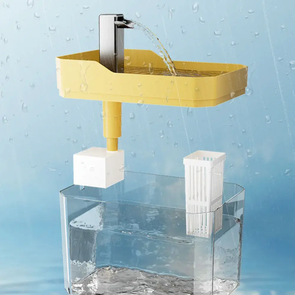 Cat Automatic Water Dispenser with Pump USB Large Capacity Cat Water Fountain Automatic Cyclic Filtering Silent Cat Water Bowl