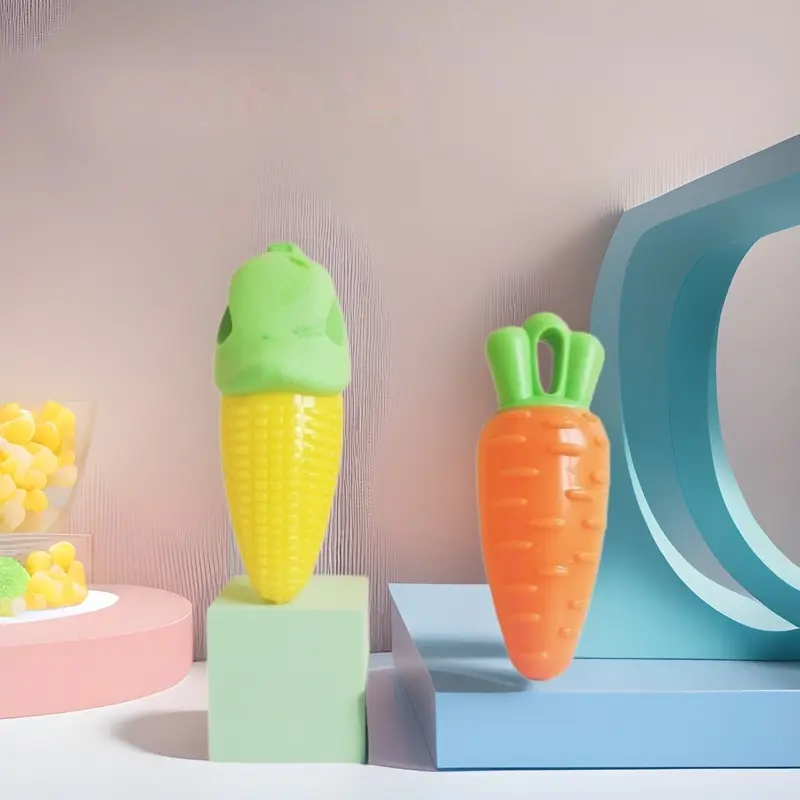 Pet Chew Toy, Simulation Vegetable Creative Sound Toys That Relieve Boredom and Resist Biting and Grinding Teeth Pet Toy