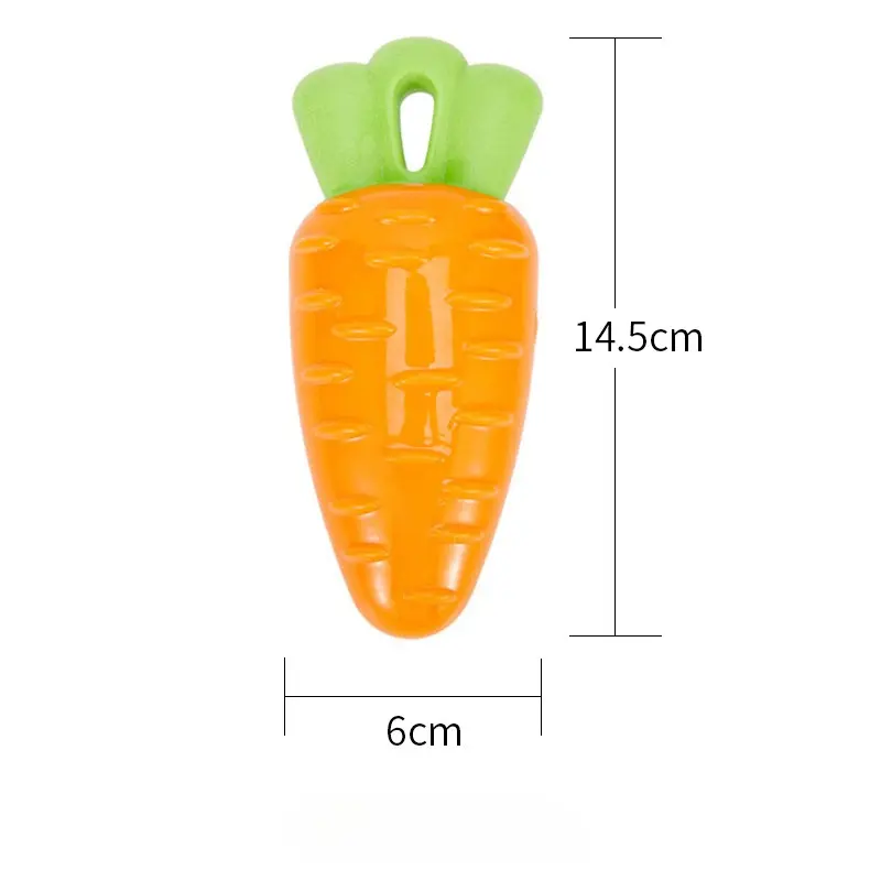 Pet Chew Toy, Simulation Vegetable Creative Sound Toys That Relieve Boredom and Resist Biting and Grinding Teeth Pet Toy