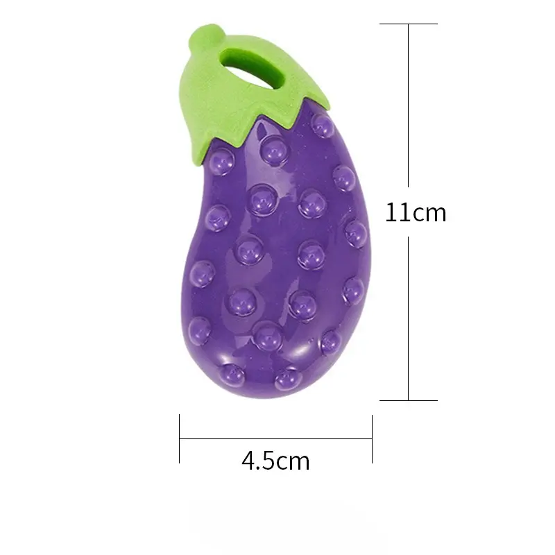 Pet Chew Toy, Simulation Vegetable Creative Sound Toys That Relieve Boredom and Resist Biting and Grinding Teeth Pet Toy