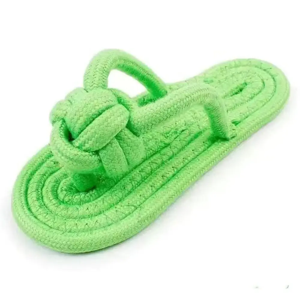 Cotton Dog Interactive Chew Toy Fun Rope Slipper Toy Pet Molar Teeth Cleaning Toys Home Pet Toy for Small Large Dog Pet Supplies
