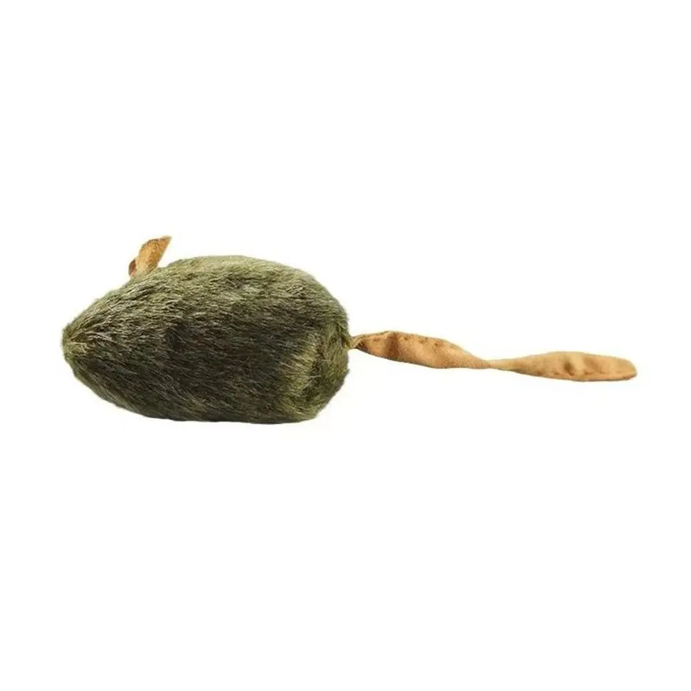 Simulation Mouse Funny Plush Cat Toy Automatic Chirping Interactive Mice Cat Toy Relieve Boredom Bite Resistance Kitten Supplies
