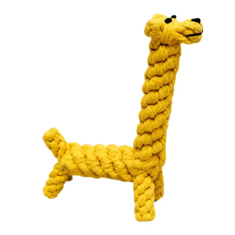 1pcs Bite Resistant Rope Knot Toy Pet Dog Chew Toys for Small Dogs Cleaning Teeth Puppy Dog Toy Playing Animals Dogs Toys Pets