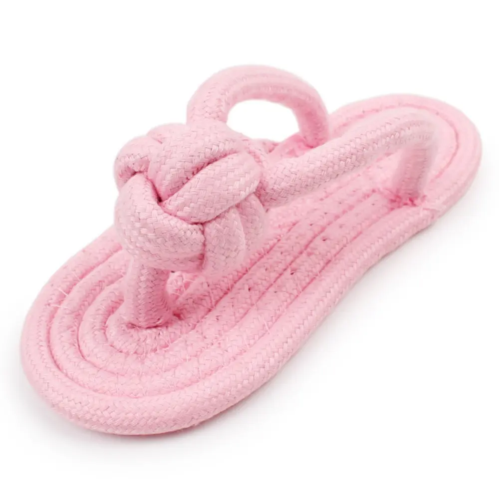 Cotton Slipper Rope Dog Chewing Toy for Large & Small Dogs Teeth Training Molar Interactive Pet Accessories