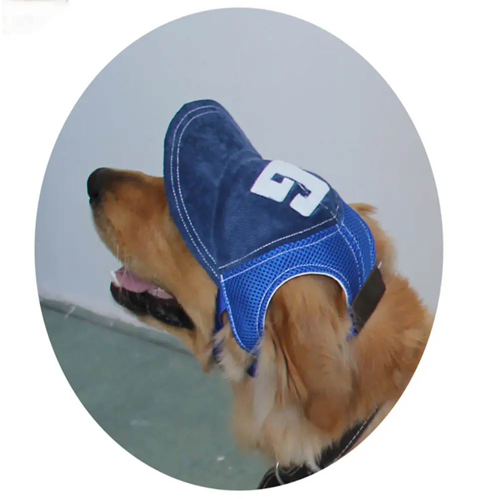 Adjustable Dog Baseball Cap Outdoor Sports Sunhat Pet Hat with Ear Holes for Small Medium Large Dogs Puppy Cat Hat Pet Supplies
