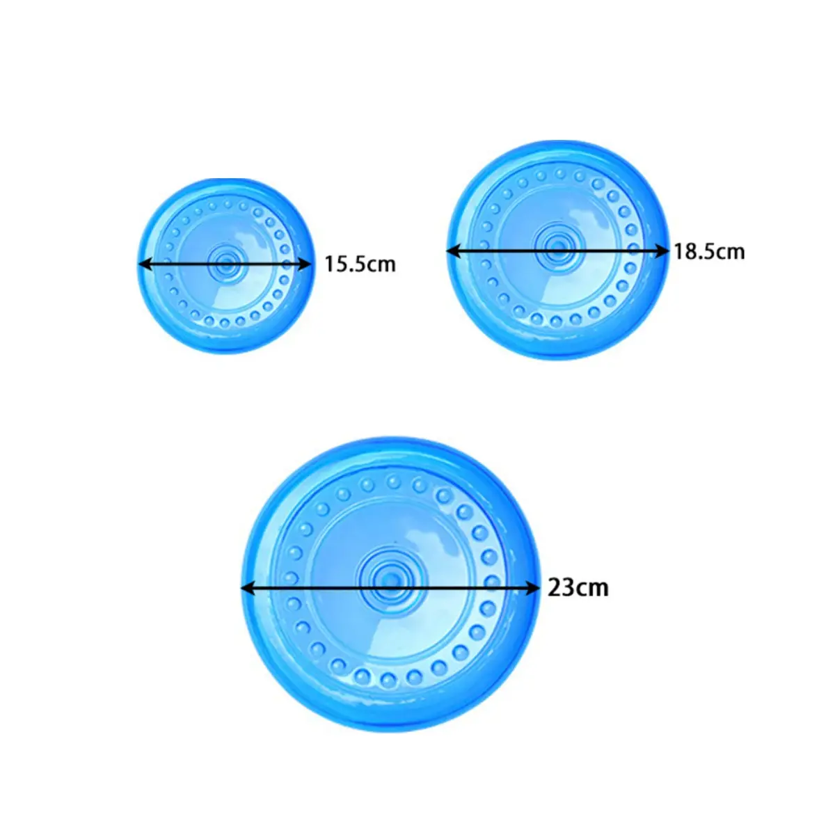 Pet Dog Flying Discs Toys Dog Outdoor Game Flying Discs Trainning Interactive Toys Dog Bite Resistant Frisbeeds Pet Supplies