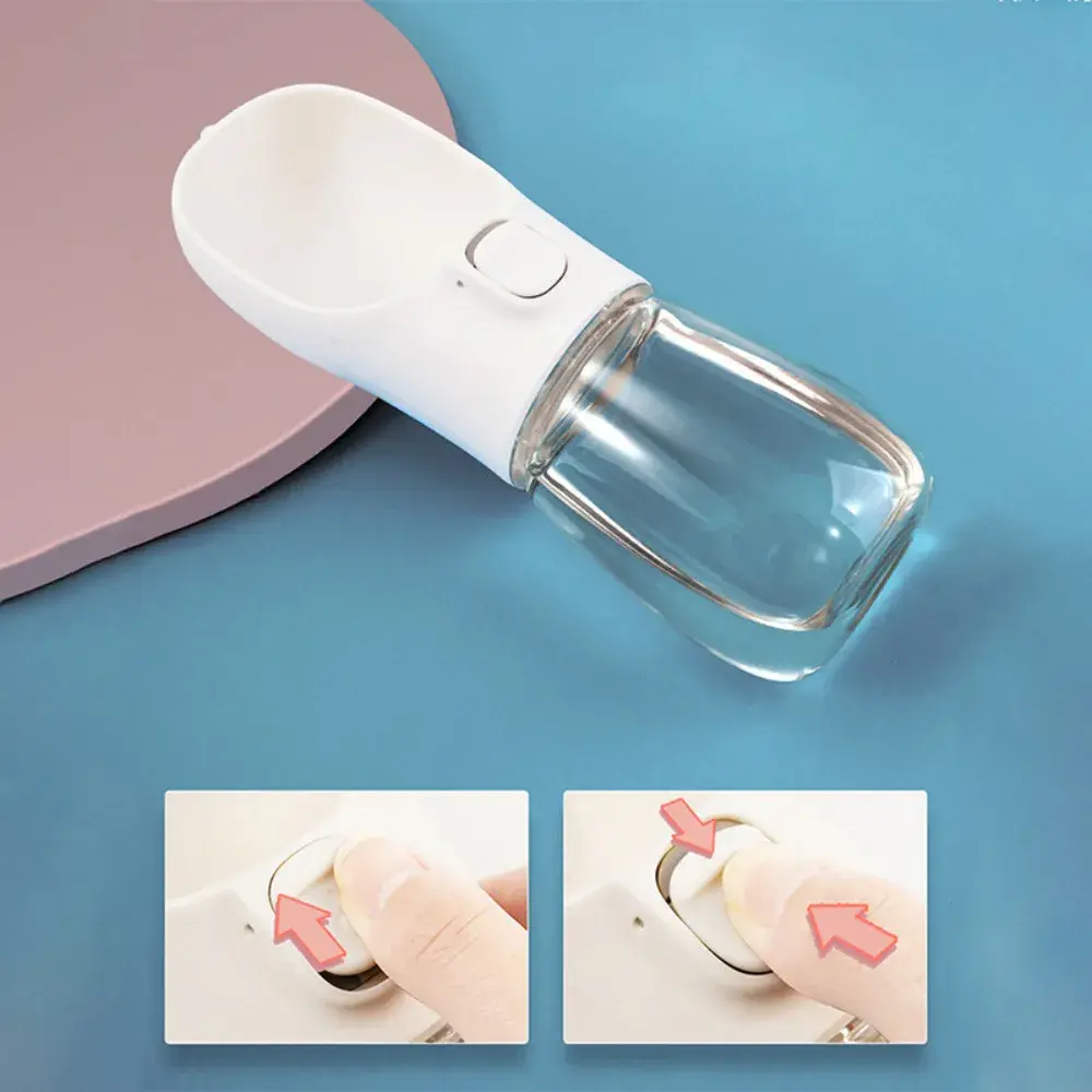 350ml/550ml Portable Pet Water Bottle For Small Large Dog Cat Outdoor Walking Travel Drinking Feeder Bowls Pet Supplies Tools