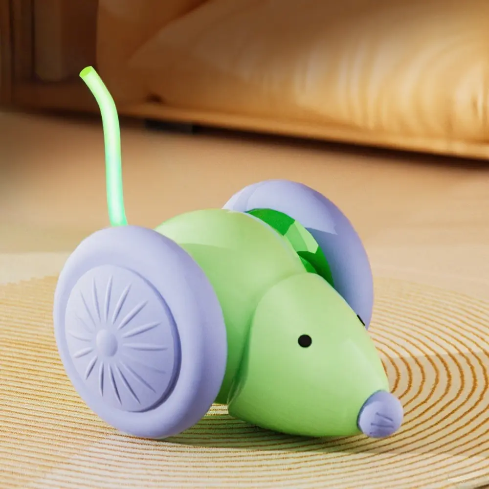 Interactive Cat Toy Automatic Teaser Electric Mouse Car Intelligent Obstacle Avoidance Pet Products Pet Toys Cat Accessories