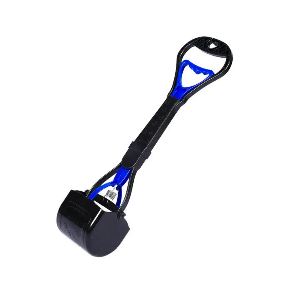 Dog Pooper Scooper Long Handle Fecal Picker Poop Grabber Foldable Excrement Collector Outdoor Cleaning Tool Pet Supplies
