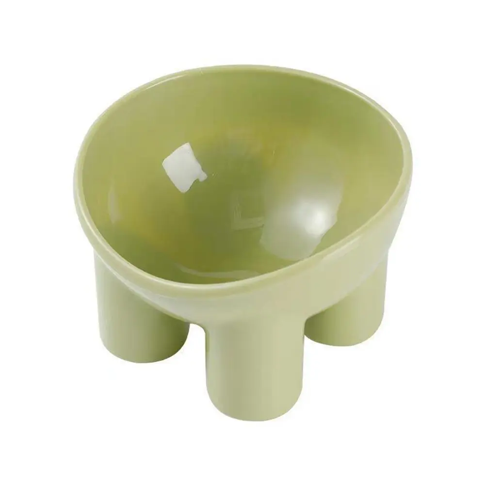 Household Pet Food Bowl Anti-tip Pet Feeding Bowl Protect Cat's Spine Stable Durable Tilted Bowl