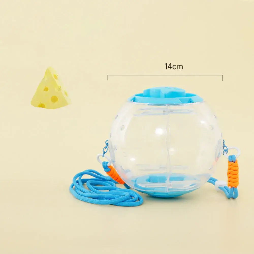 Creative Hamster Outdoor Carrying Ball Hamster Exercise Running Ball with Straps Small Pet Hamster Carrying Supplies