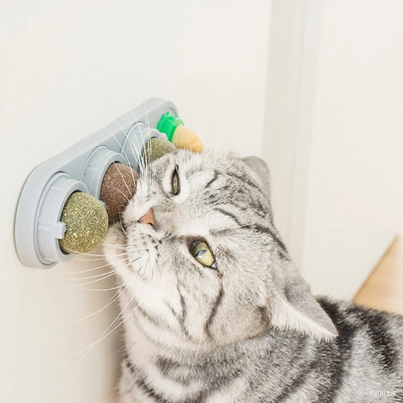 Silvervine Balls Cat Catnip Toys Natural Teeth Cleaning Edible Healthy Treats Wall Stick-on Scratchers for Cats
