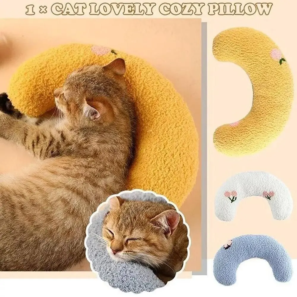 Pet Little Pillow Toys U-Shaped Neck Protector Deep Sleep for Puppy Kitten Pillow Dog Cat Headrest Sleeping Pillow Pet Supplies