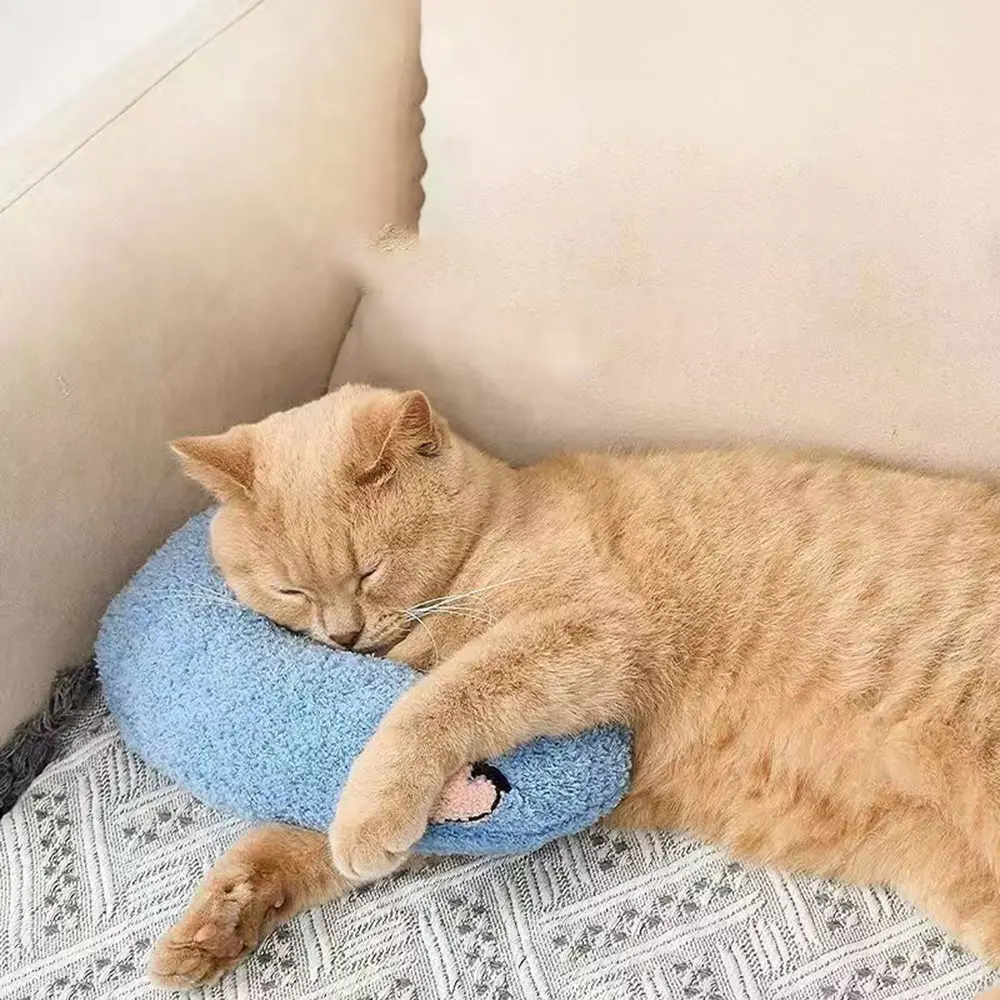 Pet Little Pillow Toys U-Shaped Neck Protector Deep Sleep for Puppy Kitten Pillow Dog Cat Headrest Sleeping Pillow Pet Supplies