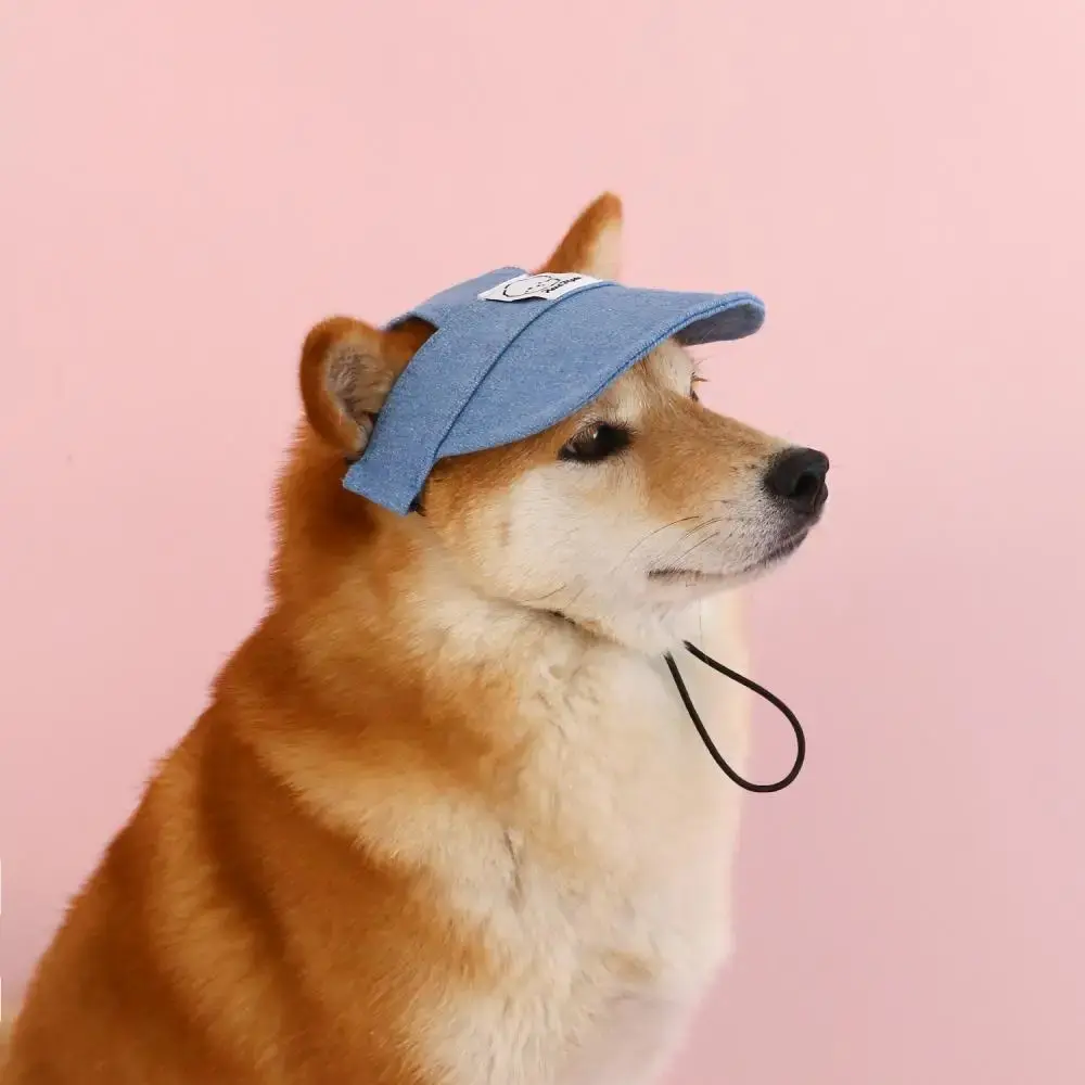 Pet Hat Summer Outdoor Dog Hat with Ear Holes Colorful Adjustable Baseball Cap for Small Medium Dogs Cats Pet Supplies