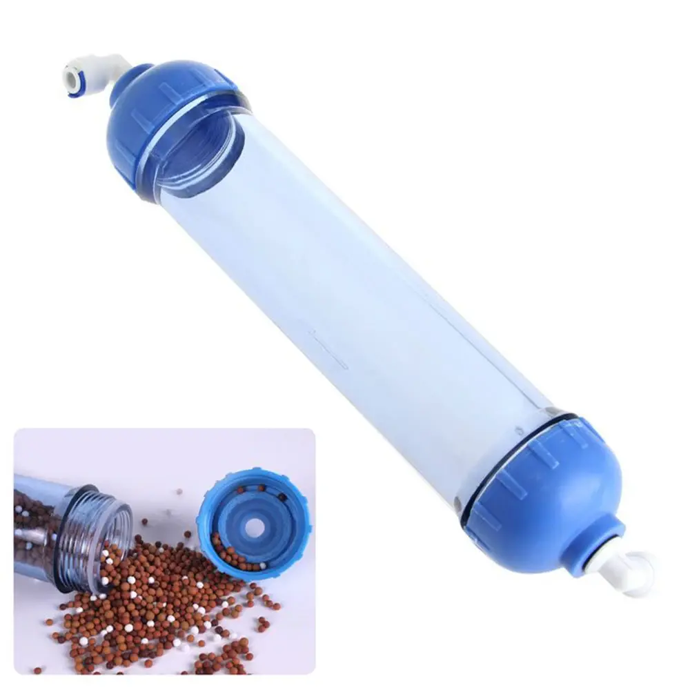Aquarium Filter Housing Refillable T33 Housing DIY Fill Water Filter Bottle Fittings Water Purifier Aquarium Filter Accessories