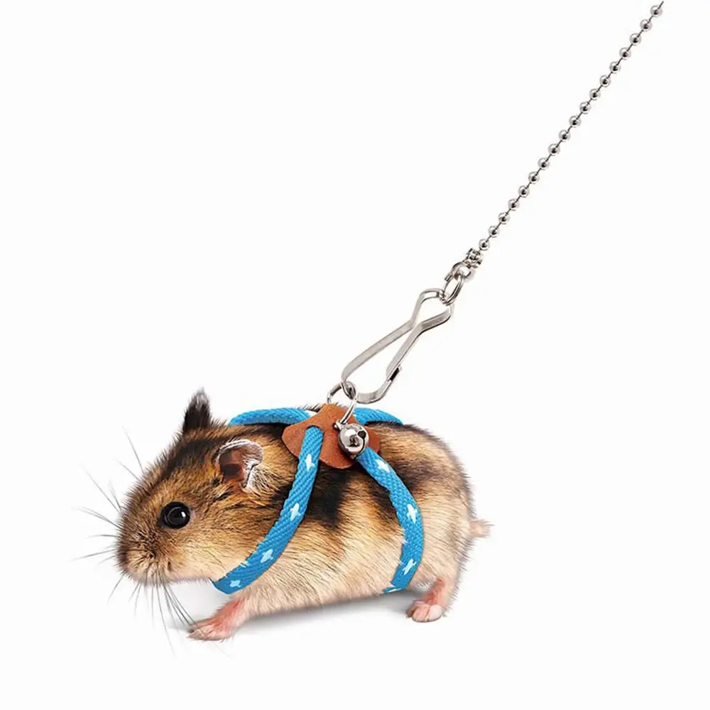 Hamster Traction Rope Adjustable Small Pet Soft Strap Leash Bird Parrot Mouse Hamster Ferret Rat Small Pet Leash Leash