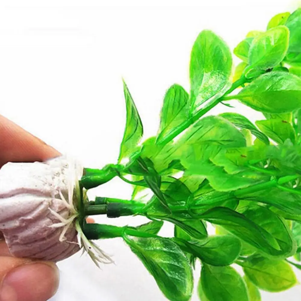 Artificial Aquarium Plants Realistic Underwater Weeds Green Purple Vibrant Fish Tank Decor Safe Non-Toxic