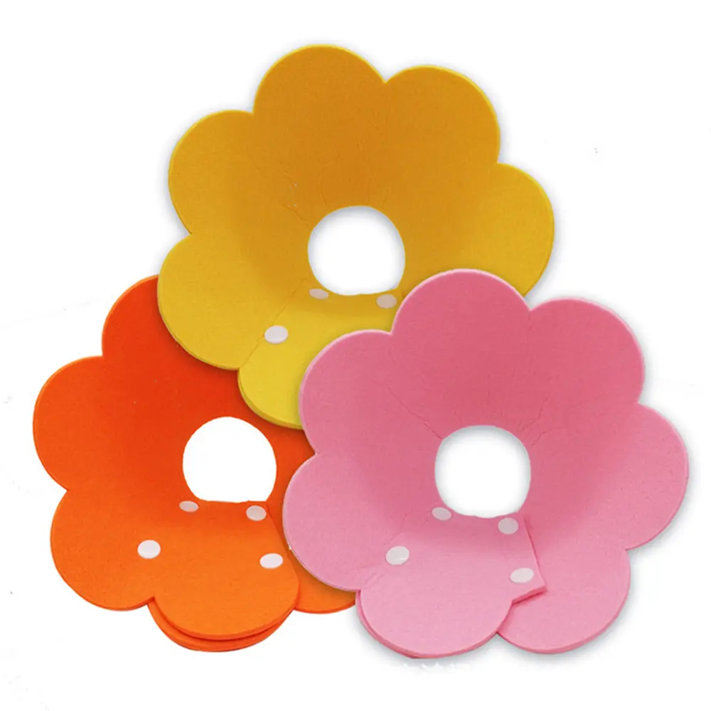 Flower-Shaped Recovery Collar - Adjustable Protective Cone for Post-Surgery Dogs & Cats