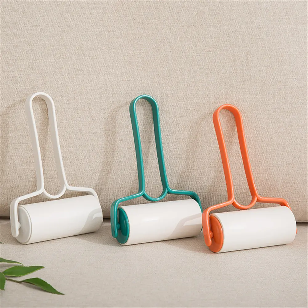 Household Cleaning Lint Remover Pet Hair Remover Tearable Sticky Roller Reusable Fiber Brush for Clothes and Home Cleaning
