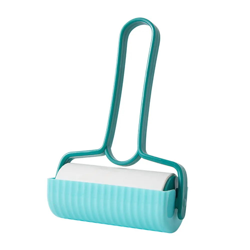 Household Cleaning Lint Remover Pet Hair Remover Tearable Sticky Roller Reusable Fiber Brush for Clothes and Home Cleaning