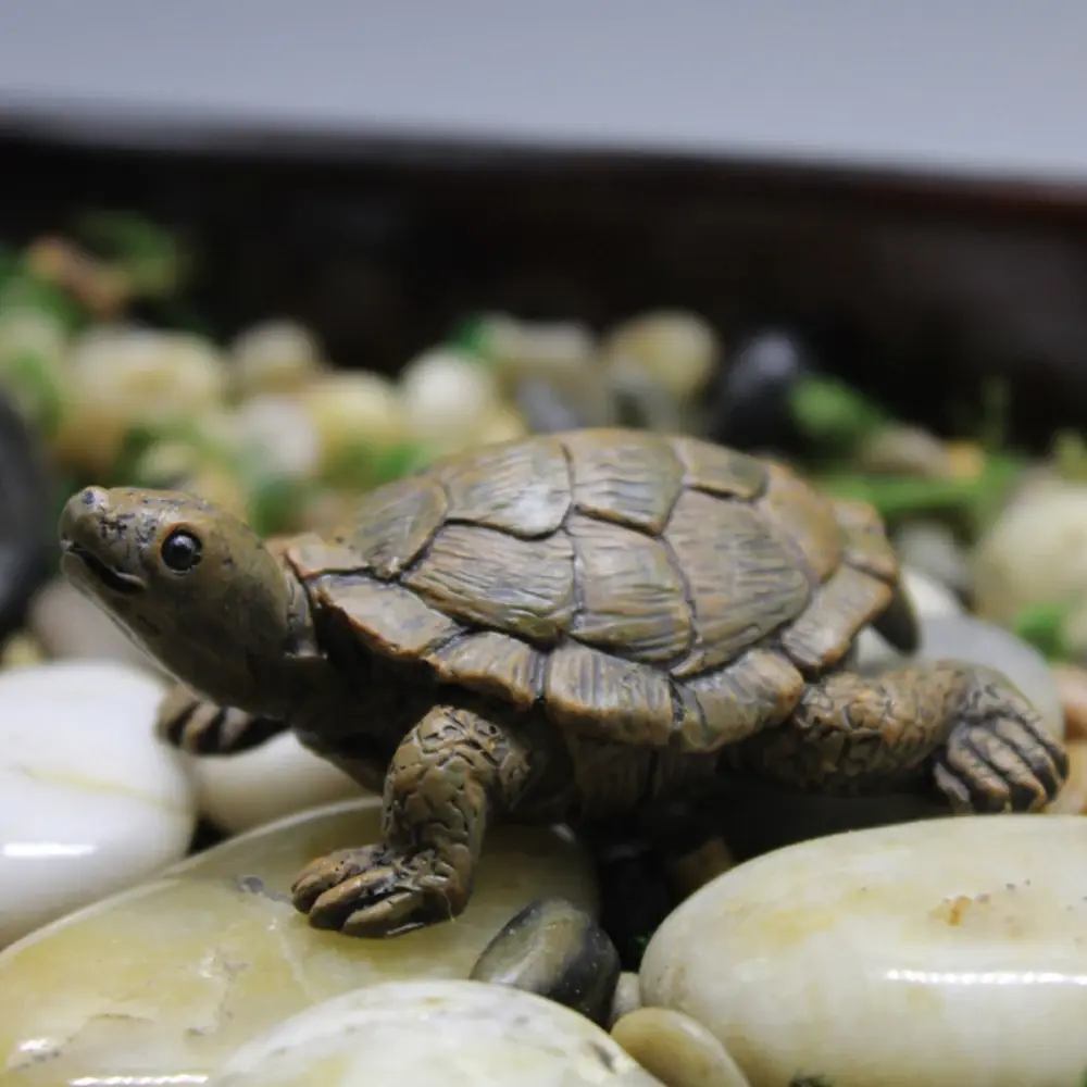 Resin Turtle Statue Reptile Breeding Box Decoration Mini Sea Turtle Figurine Micro Landscape Ornaments Aquarium Fish Tank