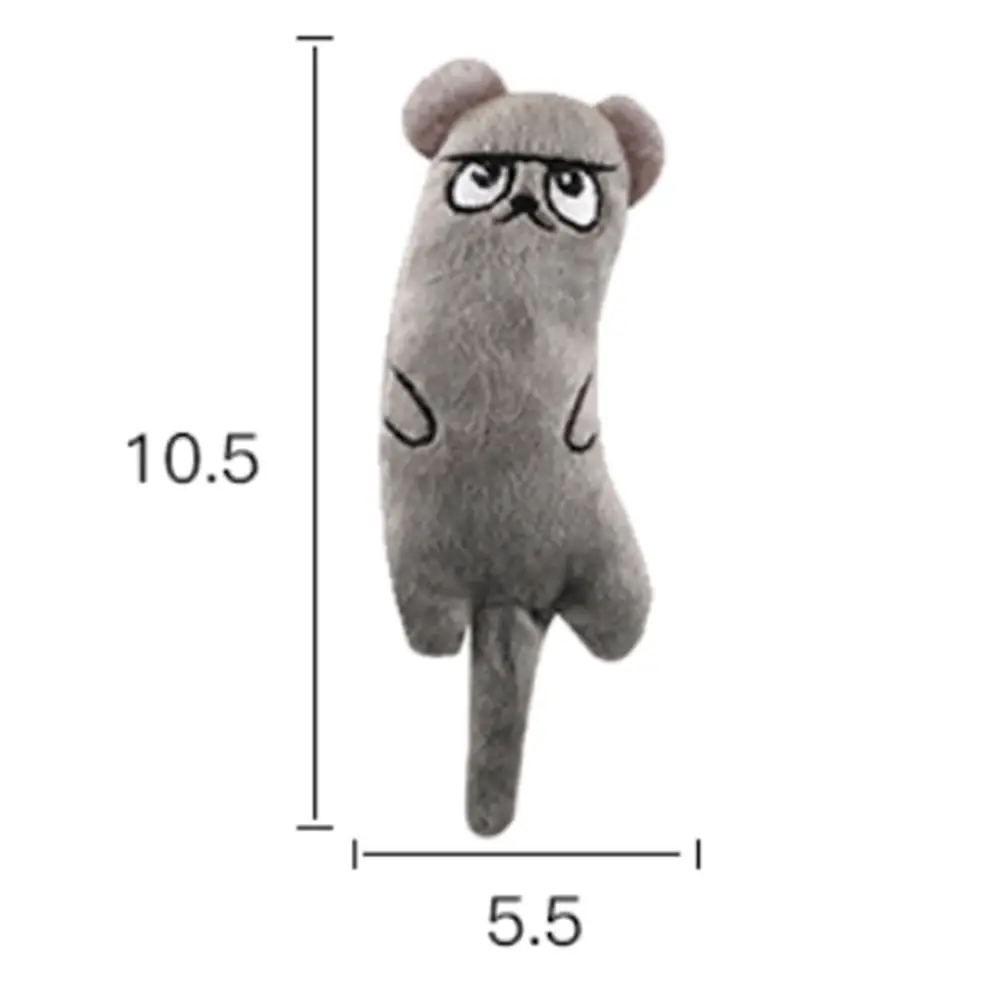 Cute Cat Toys Funny Interactive Plush Cat Toy Mini Teeth Grinding Catnip Chewing Squeaky Toy for cats Pet Supplies