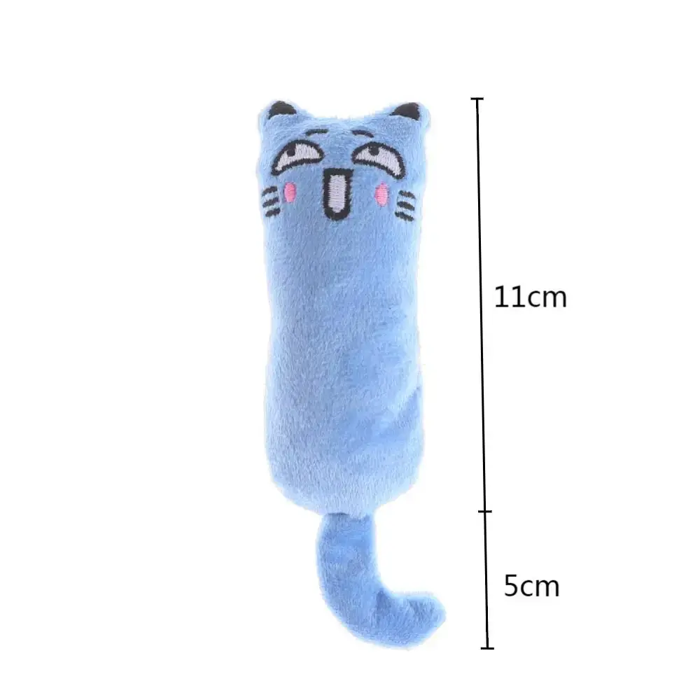 Cat Plush Toy Rustle Sound Catnip Toy for Cat Cute Funny Interactive Plush Catnip Cat Toy Kitten Grinding Teeth Pet Supplies