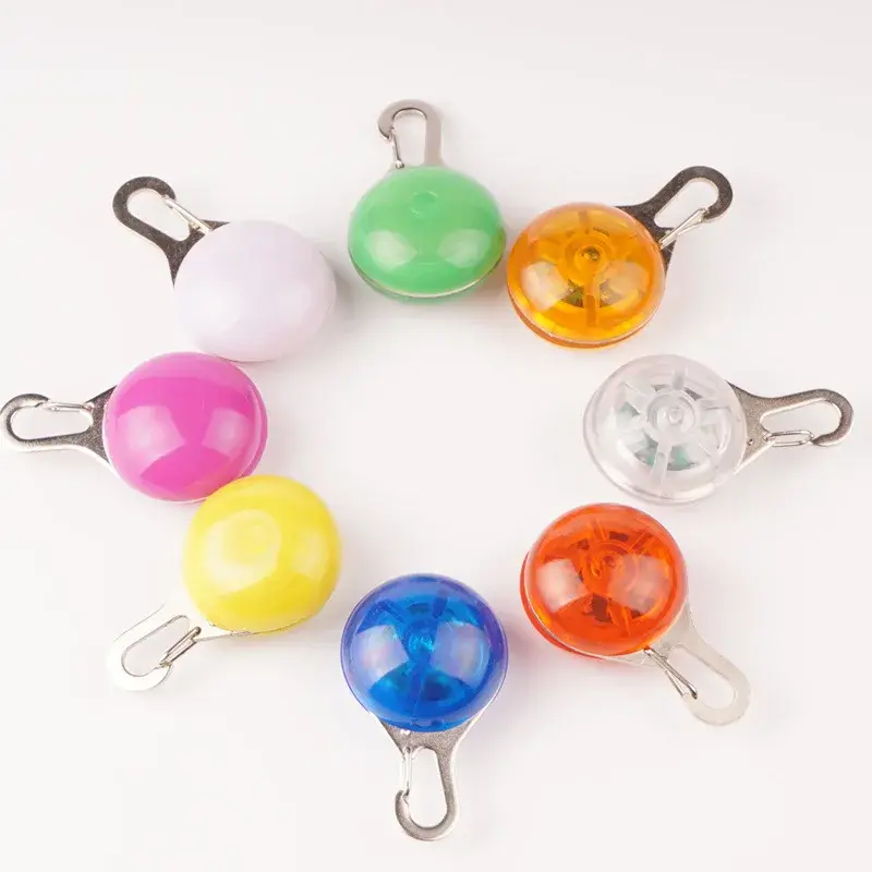 Luminous Dog Collar Led Glowing Pendant Pet Dog Cat Night Out Safety Prevent Getting Lost Glowing Tags Pendant Pet Accessories