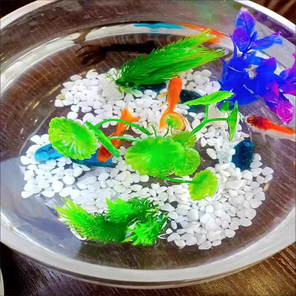 Aquarium Artificial Plants Plastic Green Shrub Underwater Decor For Fish Tank Viewing Simulation Aquarium Decorations