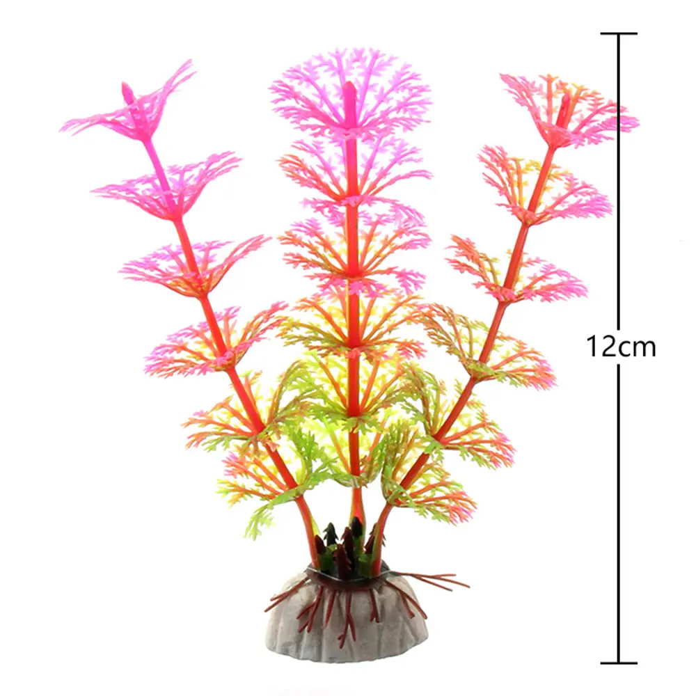 Aquarium Artificial Plants Plastic Green Shrub Underwater Decor For Fish Tank Viewing Simulation Aquarium Decorations