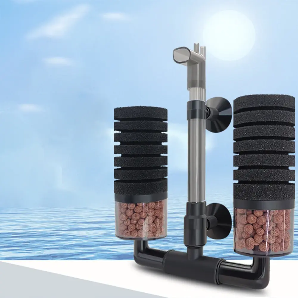 Aquarium Biochemical Sponge Filter with Filter Balls High-Efficiency Fish Tank Filtration System Aquarium Filter Accessories