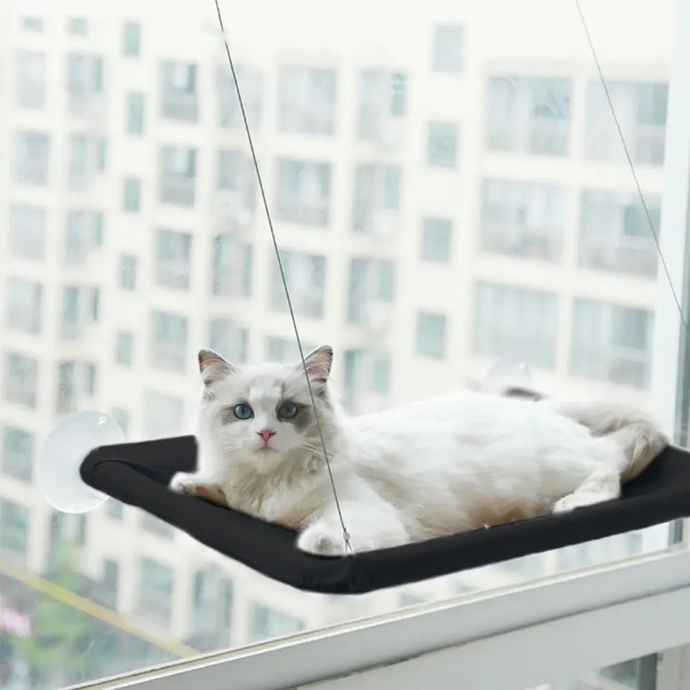 Cat Hammock Pet Hanging Bed for Cats, Kitten Nest, Climbing Frame, Sunny Window Seat for Cat Sleeping Pet Accessories