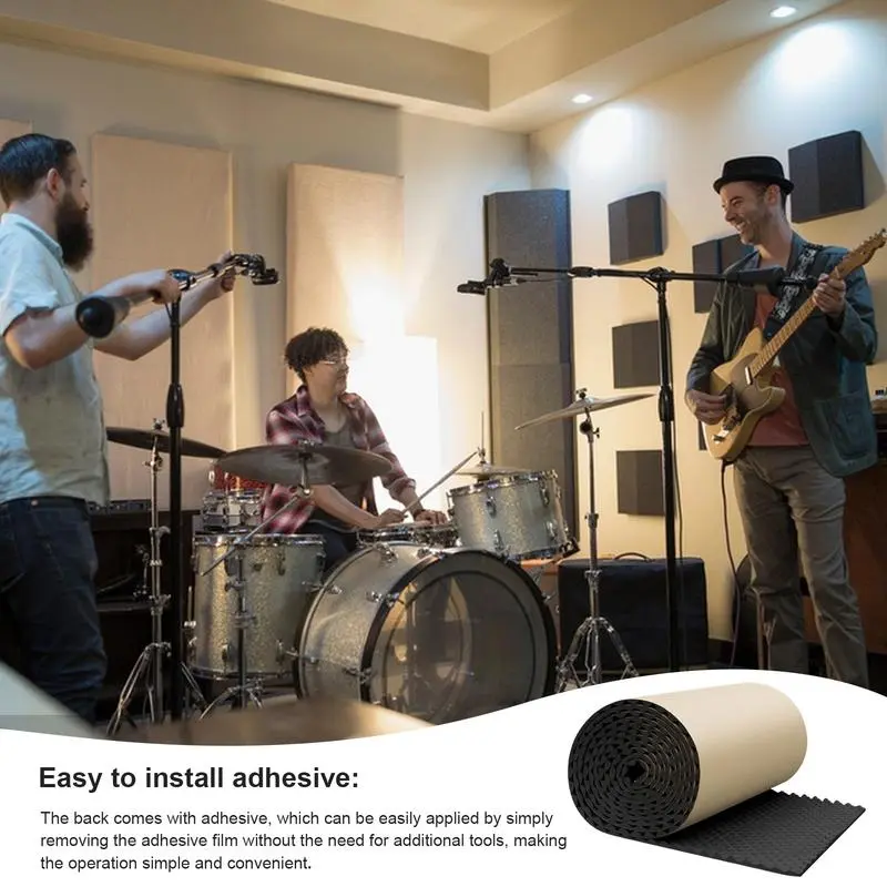 Sound-absorbing panels, fireproof sound insulation pads, self-adhesive sound insulation barriers, car ktv sound insulation panel