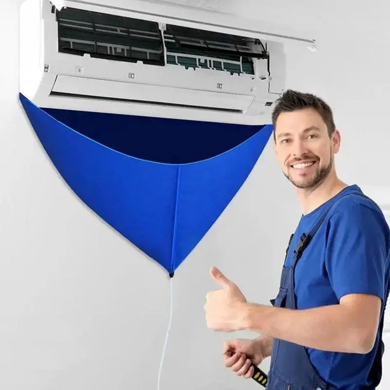 Air conditioner cleaning cover with water pipe Air conditioner non-disassembly cleaning cover Air conditioner cleaning bag