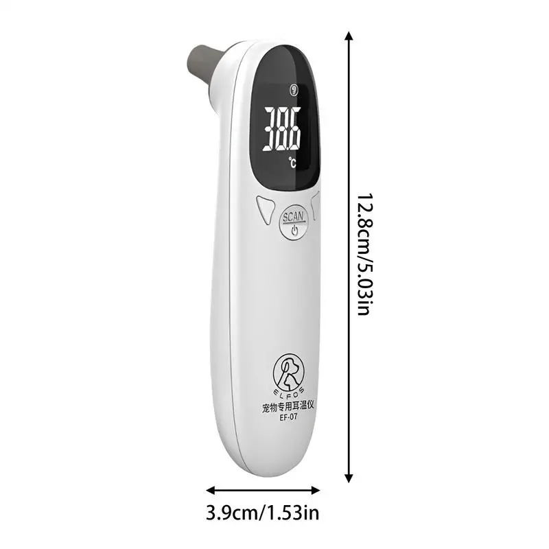 Pet thermometer Non-contact electronic thermometer Ear temperature measuring instrument Suitable for home and clinic use