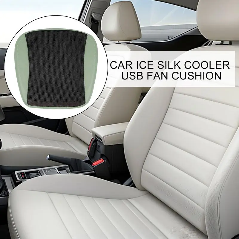 Cushion For Car Seat Cooler Fan Sitting Pad Multifunctional Seat Cushion With 3 Speeds Adjustable Fan For Automotive Home