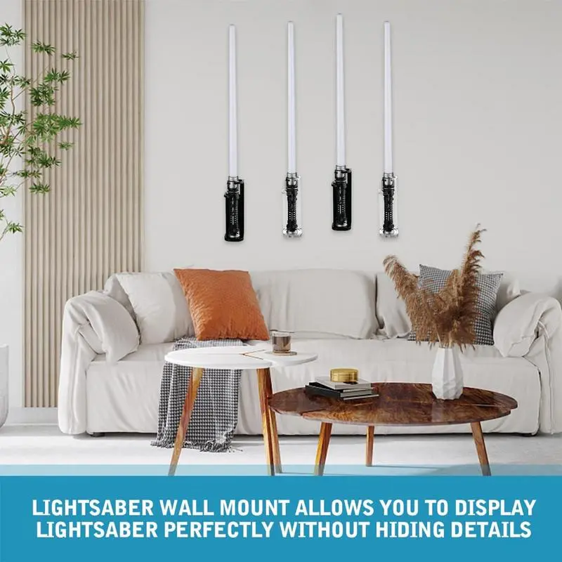 Lightsaber wall mount bracket Laser sword acrylic display stand Wall decoration stand Suitable for lightsaber display stand