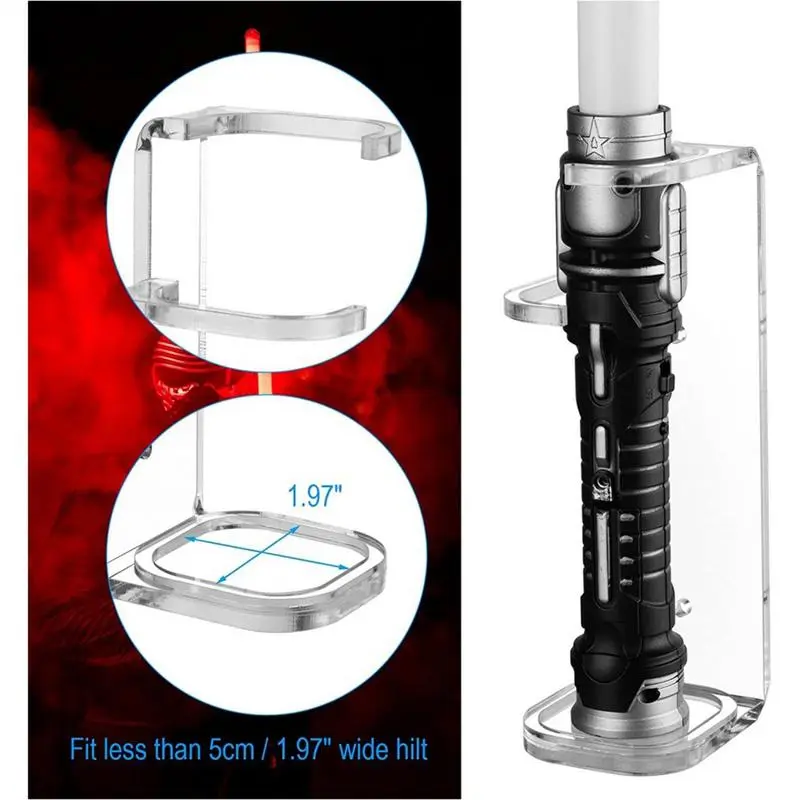 Lightsaber wall mount bracket Laser sword acrylic display stand Wall decoration stand Suitable for lightsaber display stand