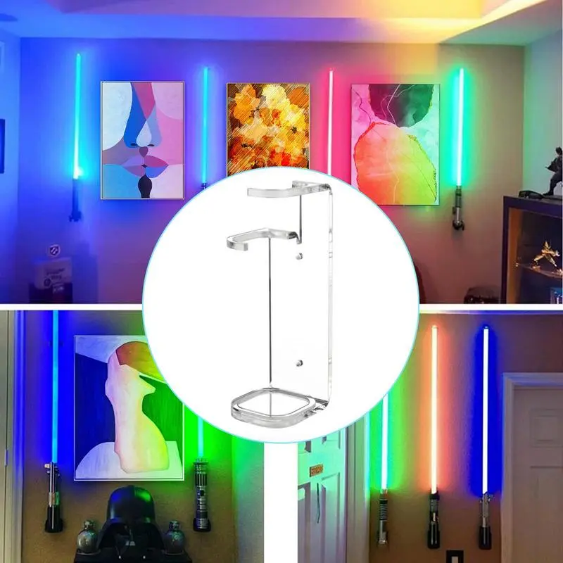 Lightsaber wall mount bracket Laser sword acrylic display stand Wall decoration stand Suitable for lightsaber display stand