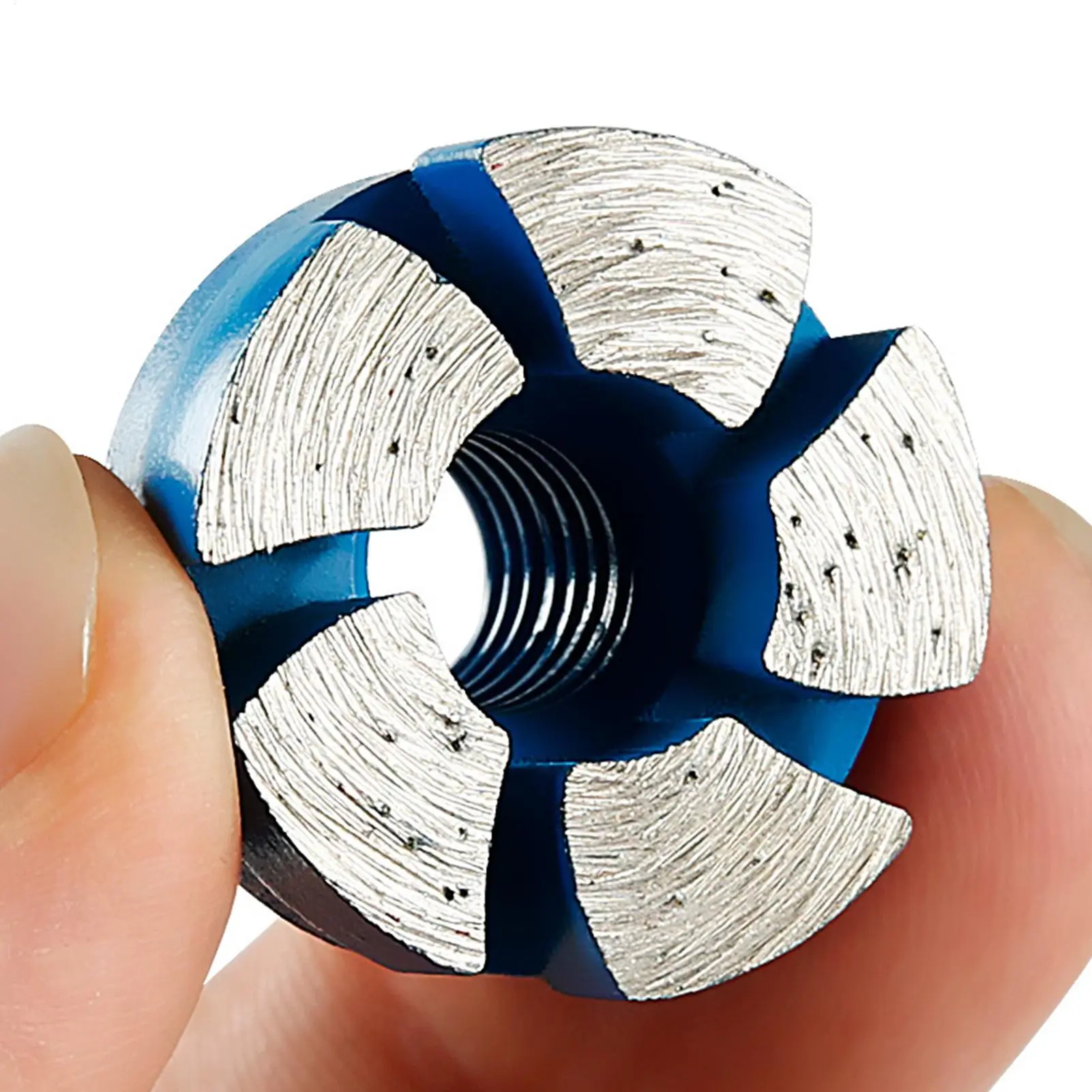 Mini Flat Grinding Head For Stones Angle Grinder Grinding Disc For Cleaning Bottom Pebbles Bottom Deburring Cleaning Flattening
