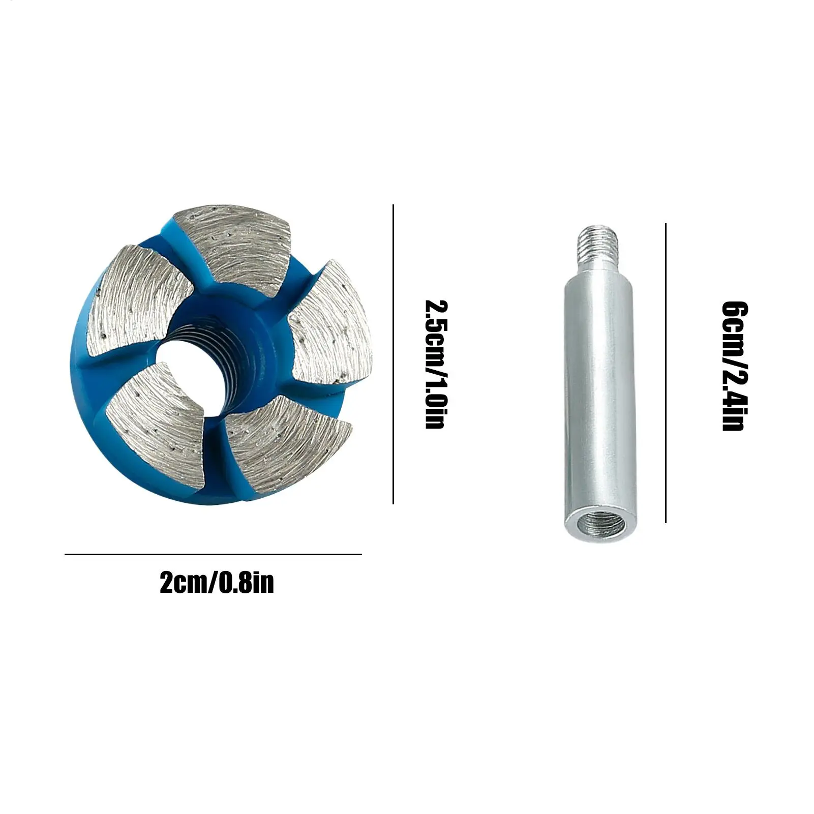 Mini Flat Grinding Head For Stones Angle Grinder Grinding Disc For Cleaning Bottom Pebbles Bottom Deburring Cleaning Flattening