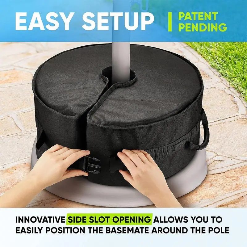 Umbrella Weighted 90Lbs Sandbag Weight For Umbrella Base Heavy-Duty Sand Bags Fillable Replacement Parts For Patio Outdoor Yard