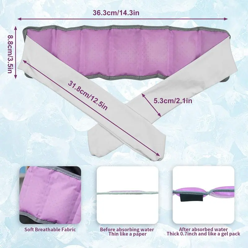 Neck Cooling Wraps Cold Neck Wrap Daily Wear Equipment Hot Weather Outdoor Sports Towel For Cycling Running Hiking Fishing Gym