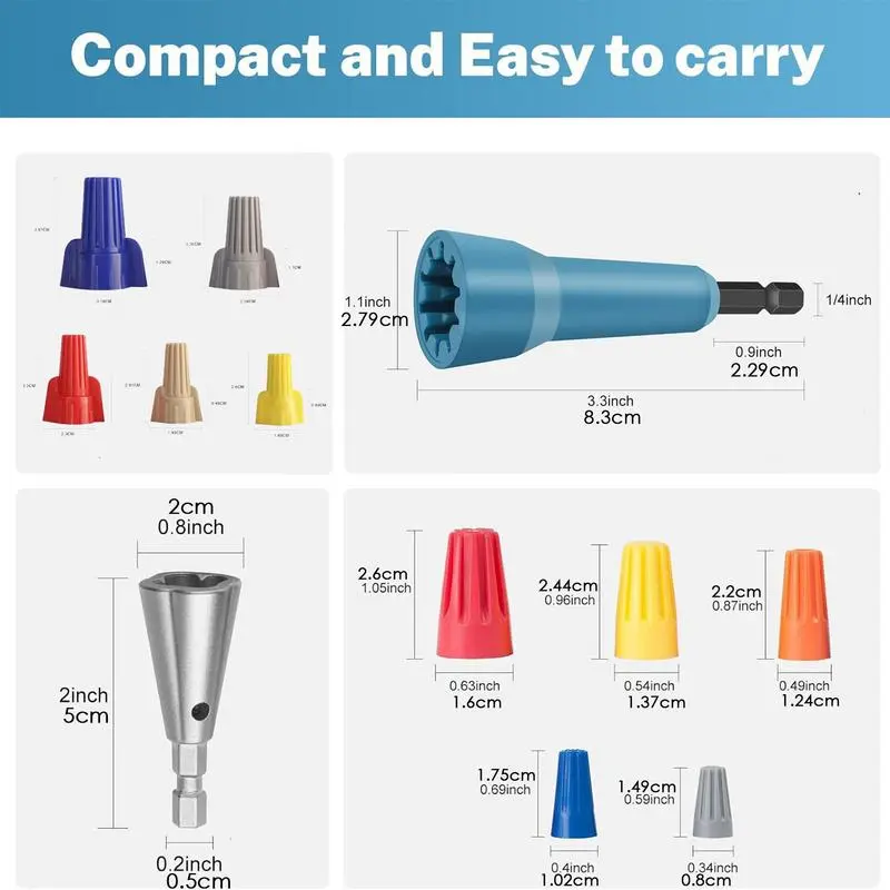Wire Twister Tool Connector Driver Professional Electricians Tools Cable Stripper For Industrial Work Construction Outdoor